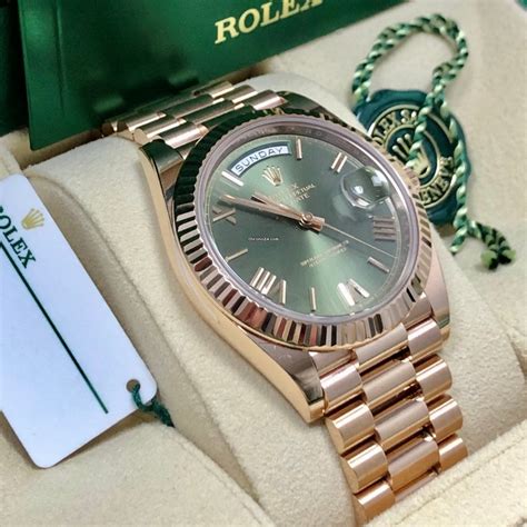 olive green presidential rolex|rolex day date 40.